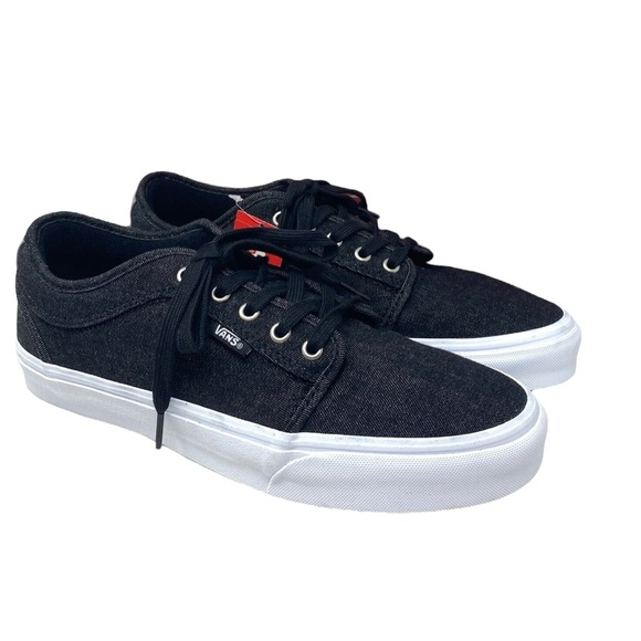 VANS Chukka Low Black Denim Sneaker - Picture 5 of 6